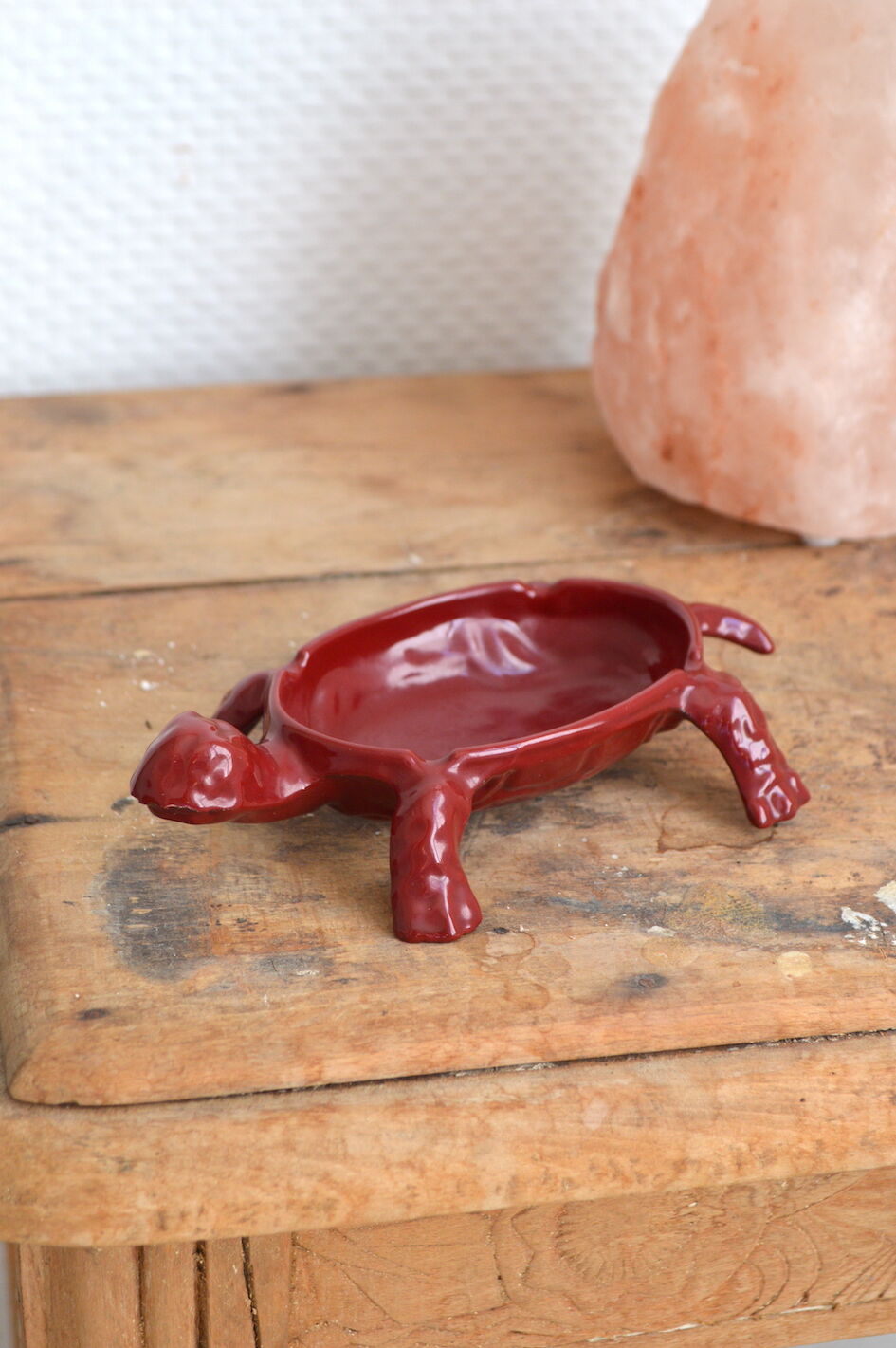 Cast iron turtle ashtray