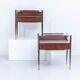 Set of 2 bedside tables by La Permanente Mobili Cant Italy 1950s