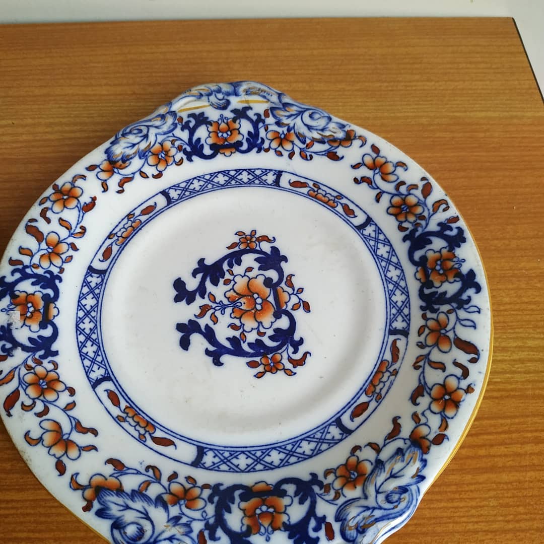 Lot of two old plates Minton 19th