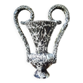 Large Fat Lava ceramic vase by Marius Giuge 1950