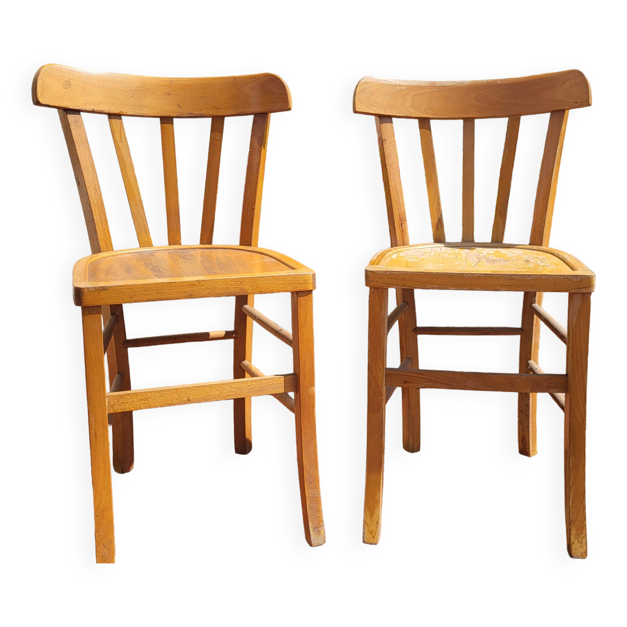 2 bistro chairs