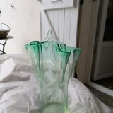 Vianne blown glass handkerchief vase