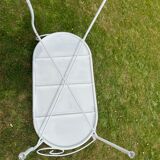 French wrought iron garden bench