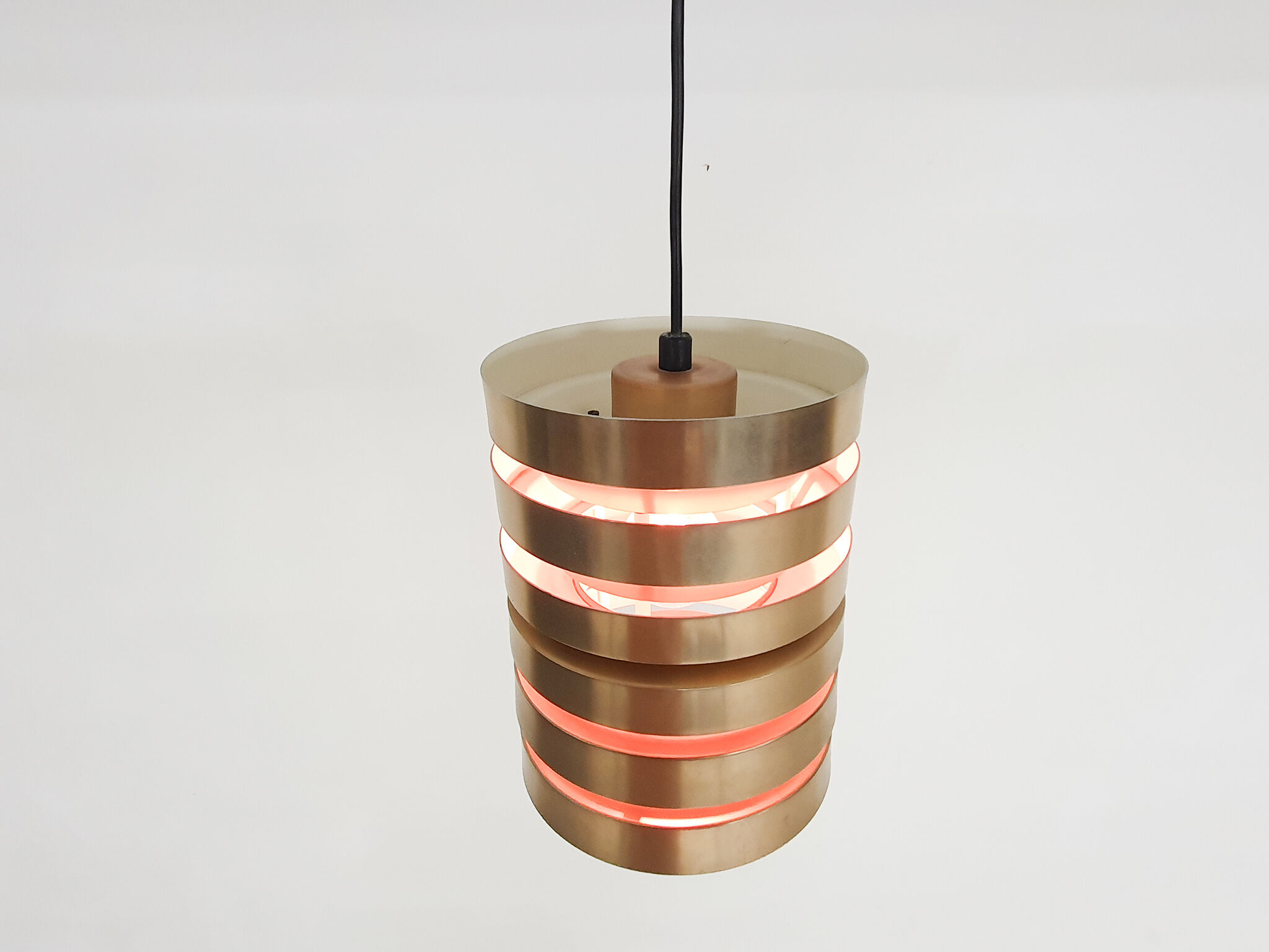 Granhaga Carl Thore Sweden brass pendant light from the 1960s