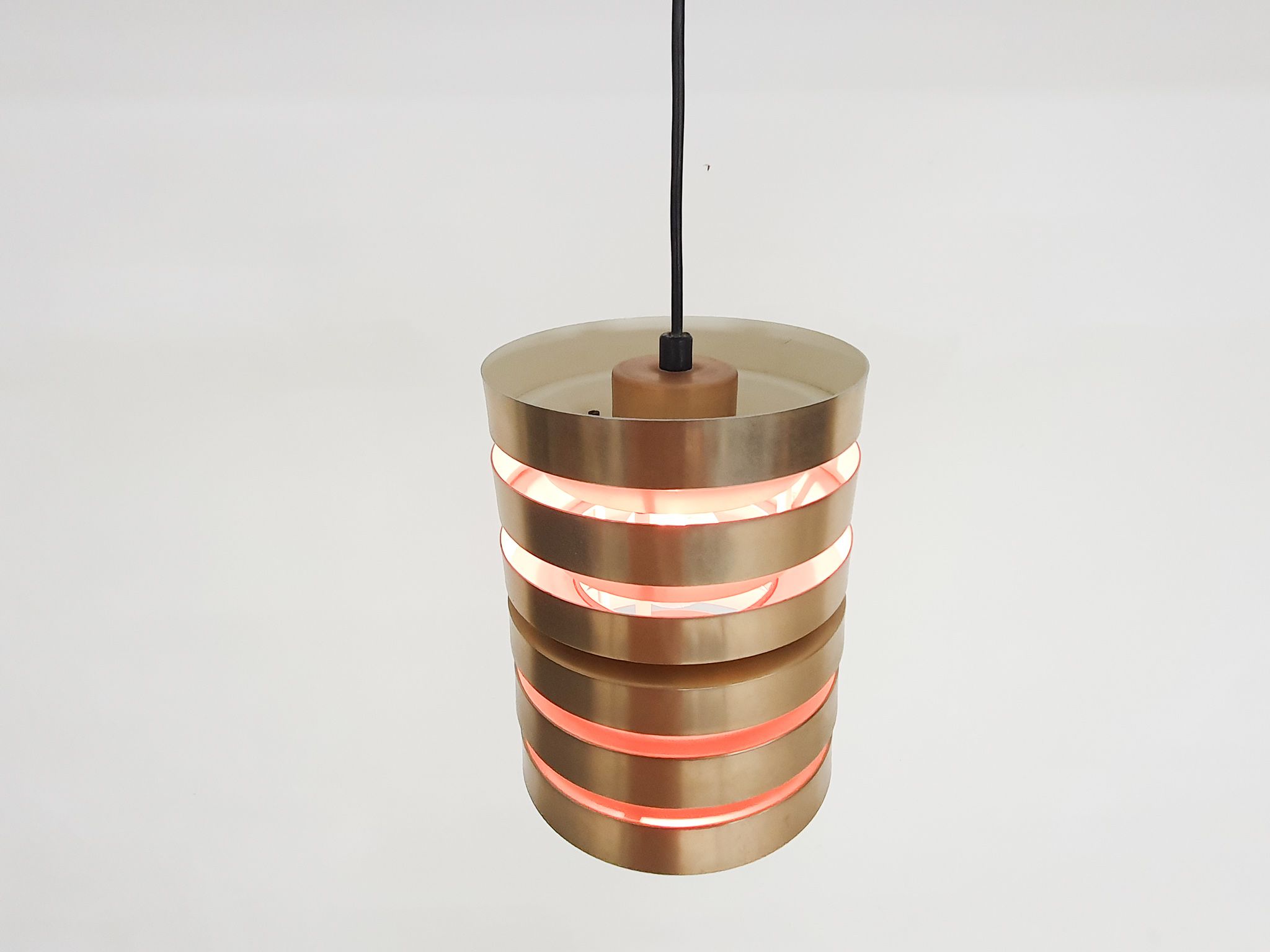 Granhaga Carl Thore Sweden brass pendant light from the 1960s