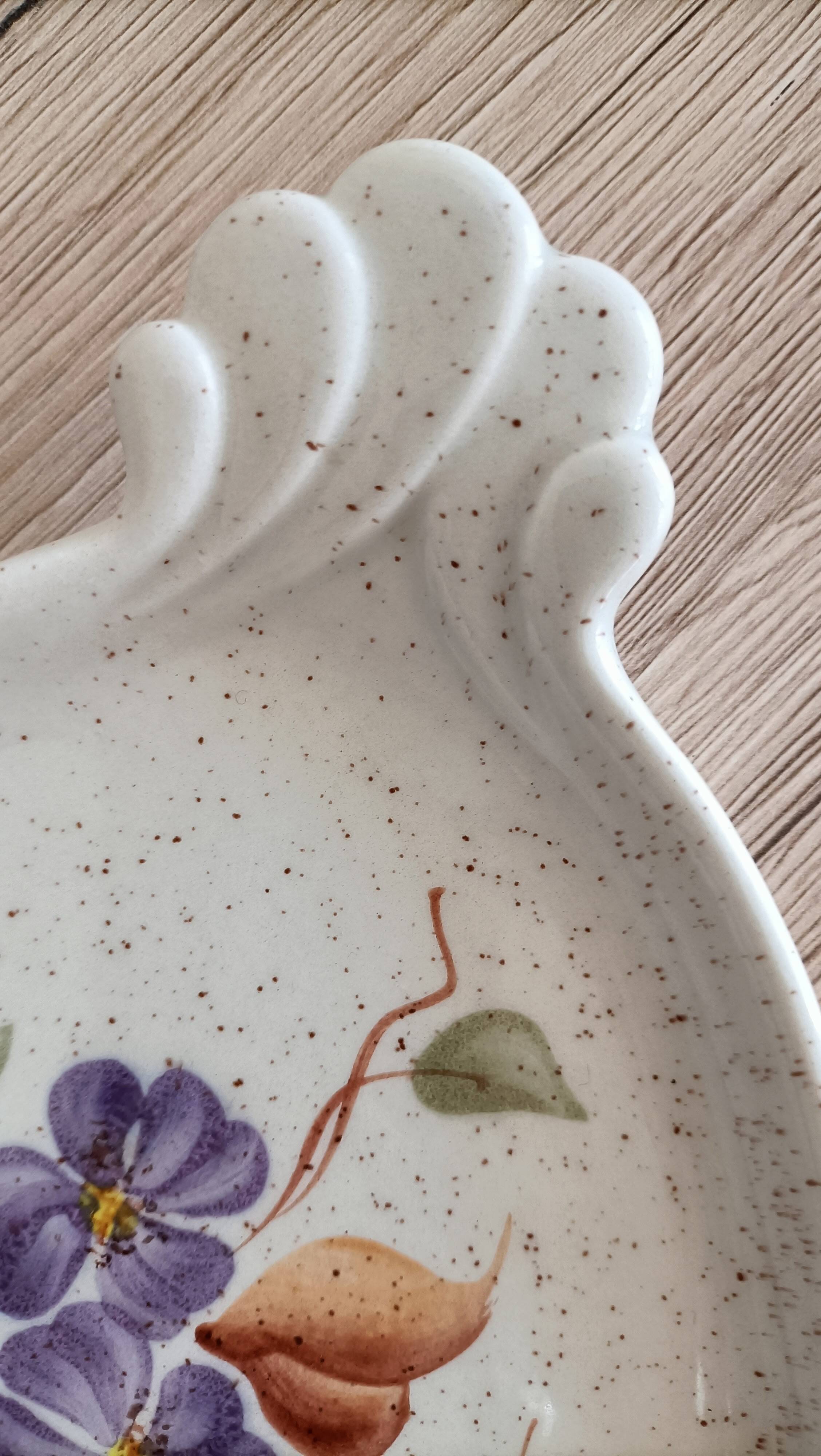 Ceramic foie gras serving dish