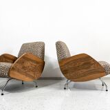 Model "360" Armchairs By Janusz Różański, Poland, 1950s, Set Of 2
