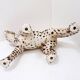 Ceramic sculpture of a leopard by "Ceramiche Boxer" - Italy