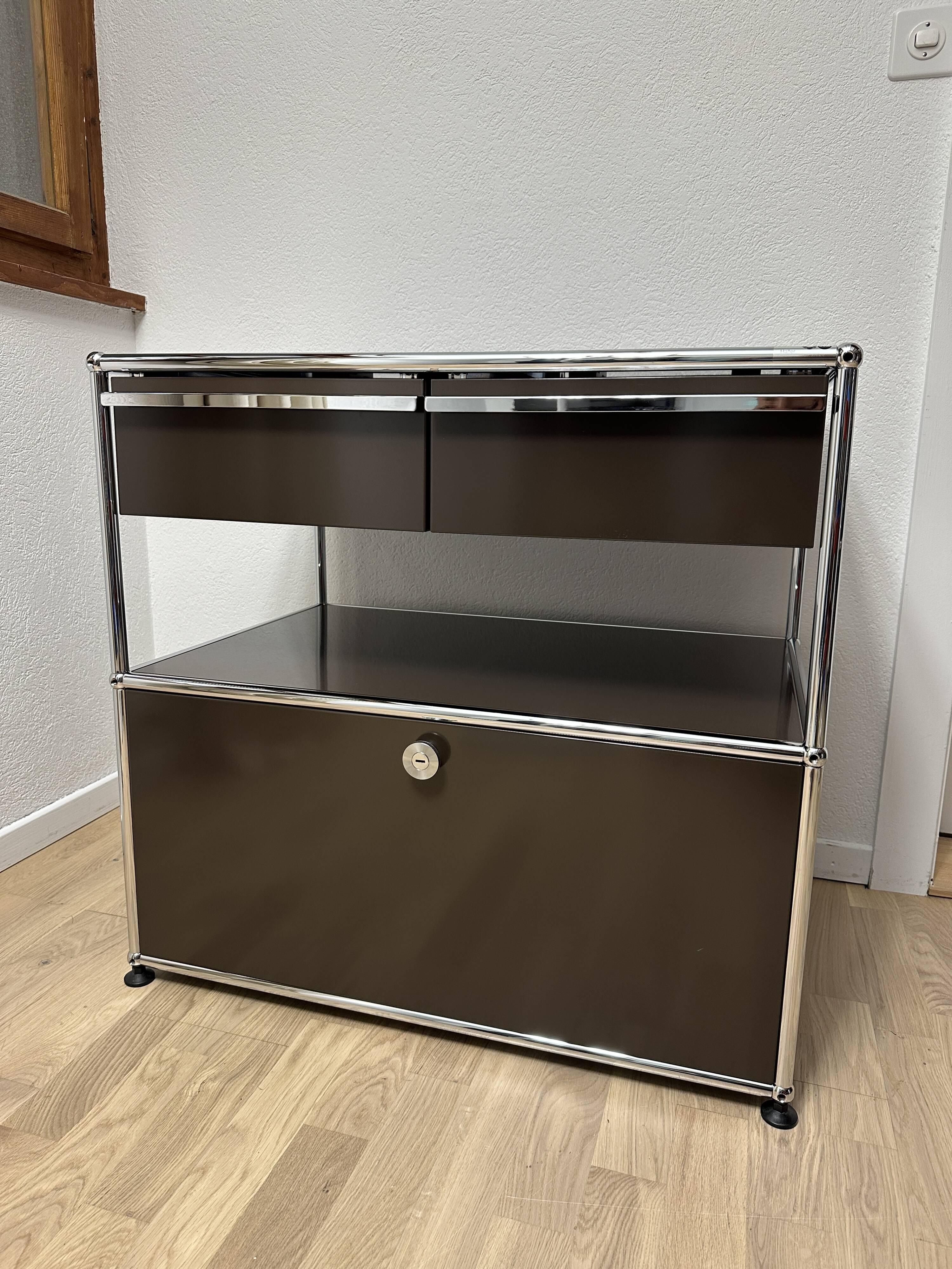 Commode USM Haller en Marron