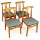 Ensemble de 4 chaises, M. Zielinski, 200/100 B