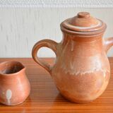 Teapot and its sandstone milk pot