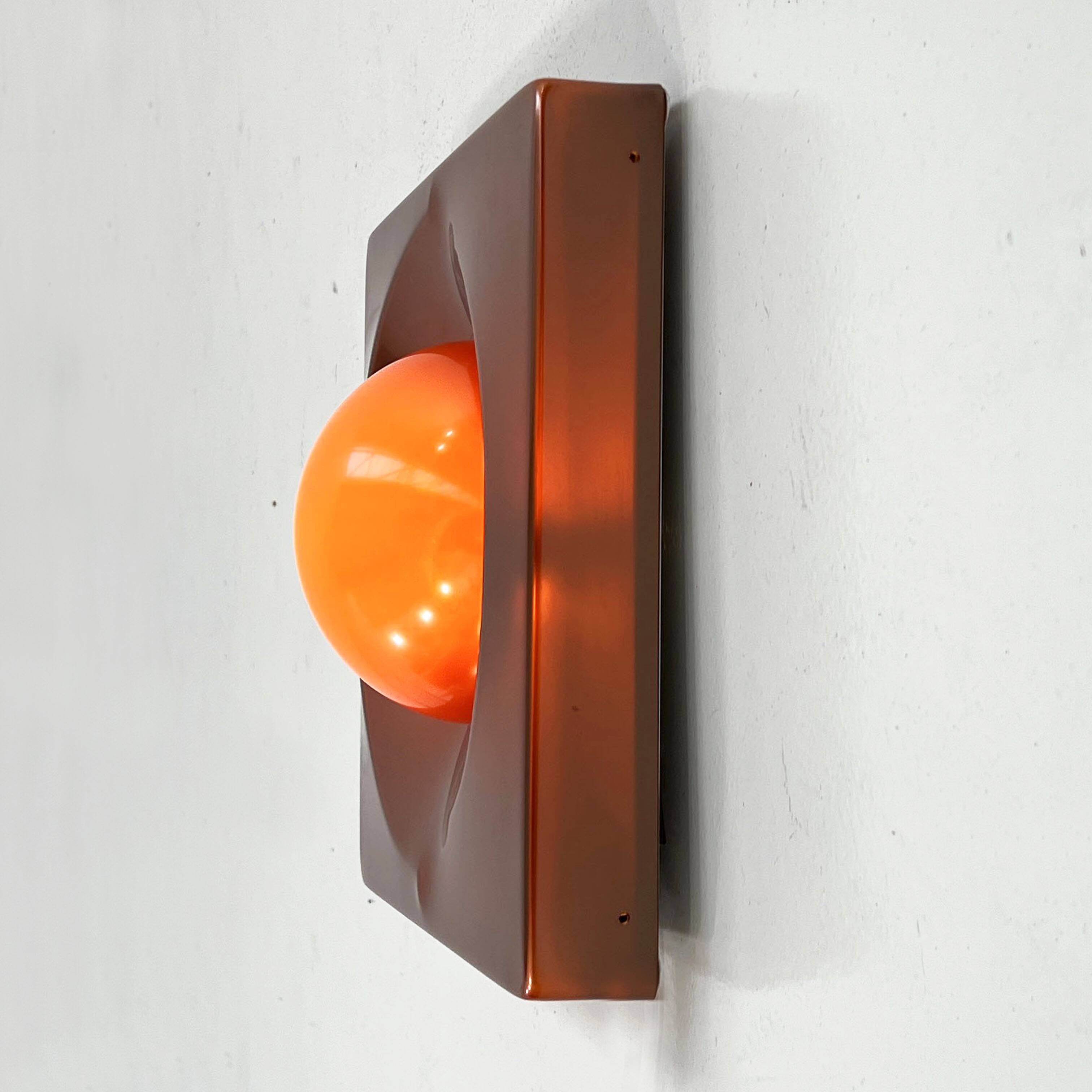 Space Age Bronze Wall Light, 1970