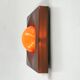 Space Age Bronze Wall Light, 1970