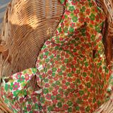 Ancien panier en osier ovale