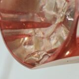 Old Baccarat crystal decanter with grape vine leaf decor