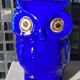 Blue owl, Longwy enamels