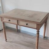 Louis Philippe style solid oak desk