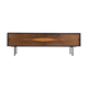 Dutch walnut sideboard with metal legs, 1960s