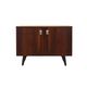 Cabinet en palissandre danois avec étagères réglables, années 1970