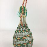 Scoubidou glass bottle