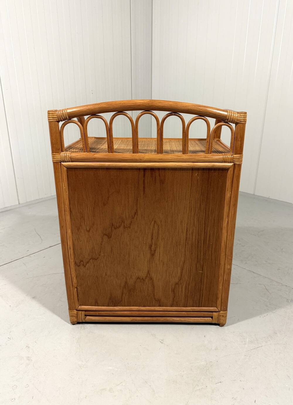 Rattan chest of drawers bedside table 1980’s