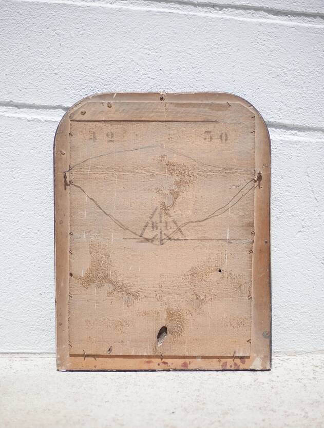 Vintage wall mirror, Napoleon III mirror, wood and stucco mirror, wall mirror, interior decoration