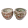 Pair fish aquarium - chinese porcelain - cloisonné enamel - canton - epoch: xxth century