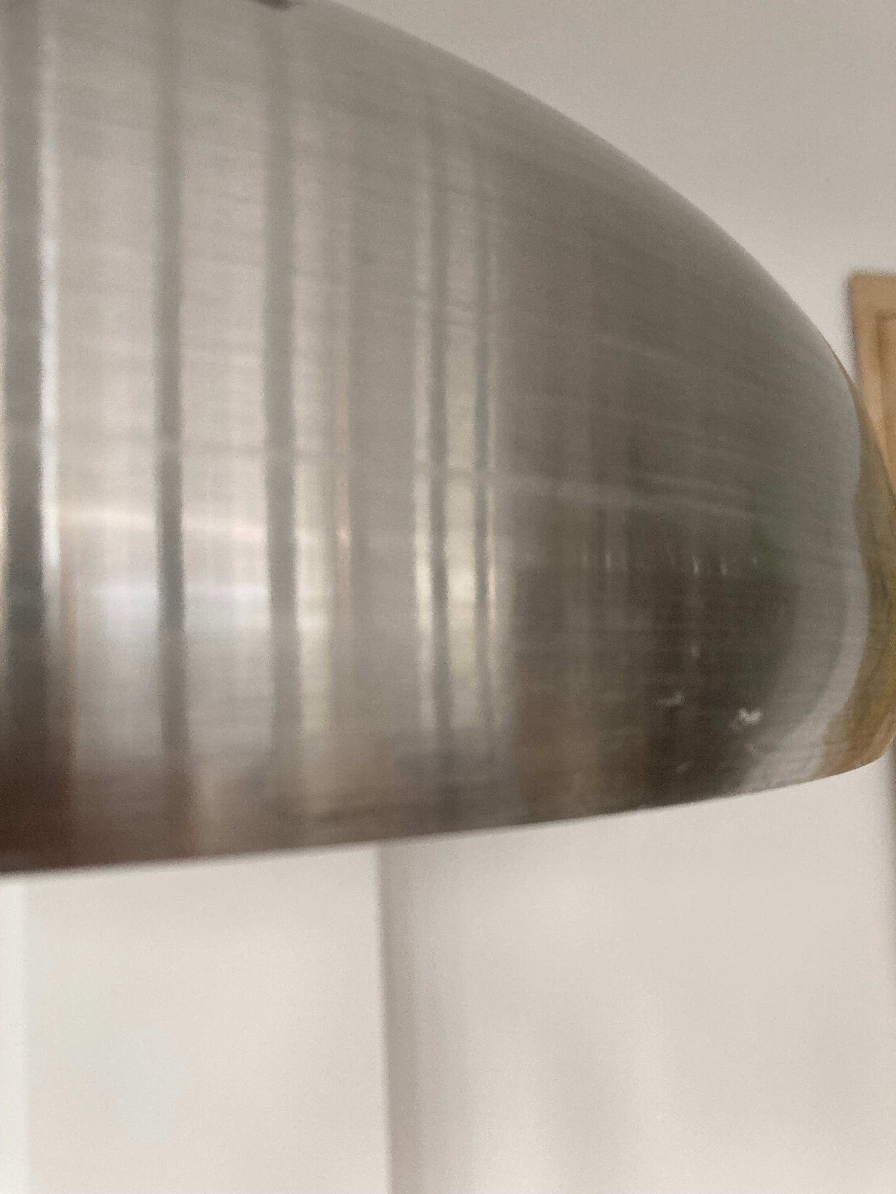 Suspension brushed aluminum diam 37 cm