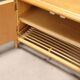 Pair of woven wicker bedside tables from the 1980s.