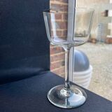 6 wine glasses light blown crystal