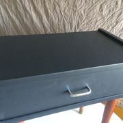 French vintage bedside revisited in black mast 60