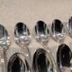 12 cuillères à moka métal argenté orfèvre Ercuis Valencay 10cm