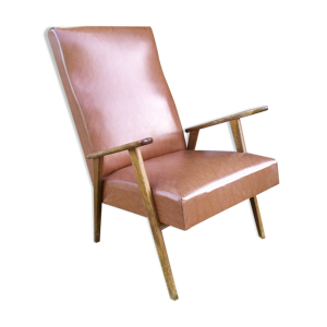 Fauteuil années 50 pieds