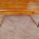 coffee table in solid cherry wood
