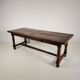 Large French Oak Monastery Table 320/220 cm, early 20th Century