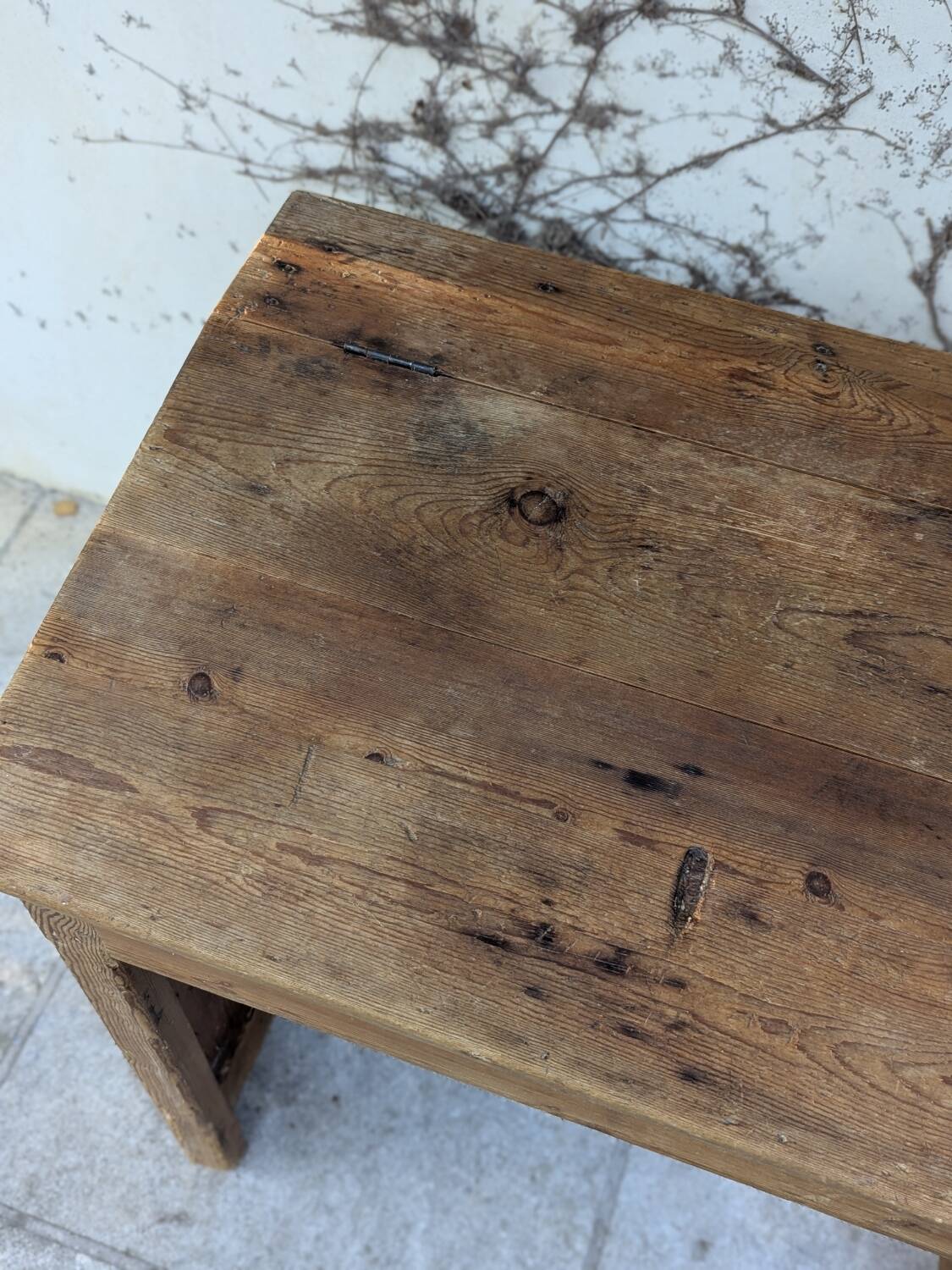 School desk with storage