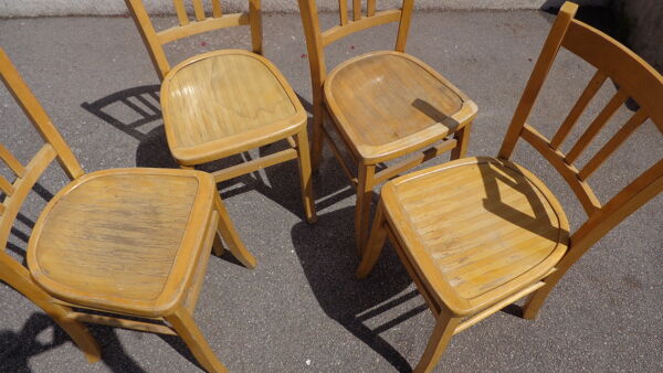 Set de 4 chaises Luterma bistrot