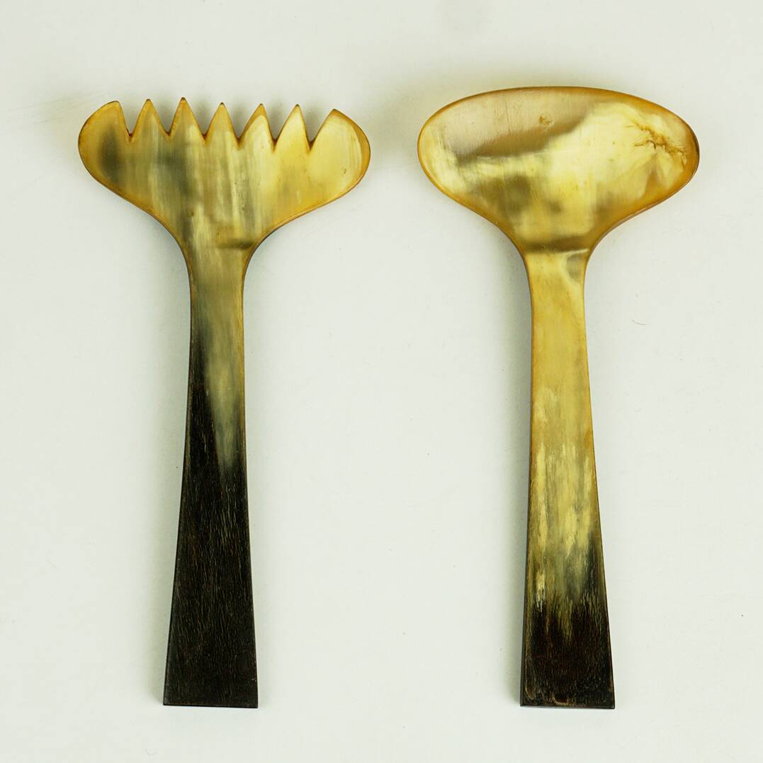 Hagenauer Vienna Horn Salad Servers