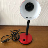 Vintage desk lamp in red metal