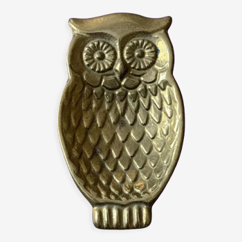 Empty brass pocket owl