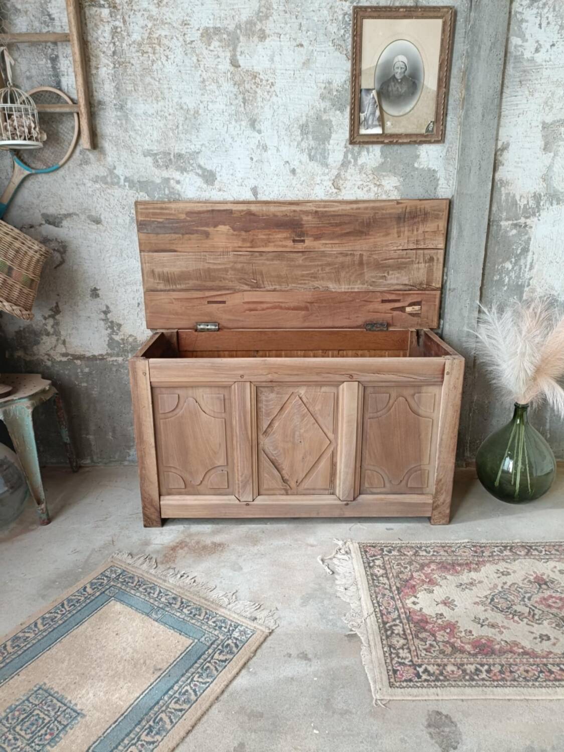 Wooden chest