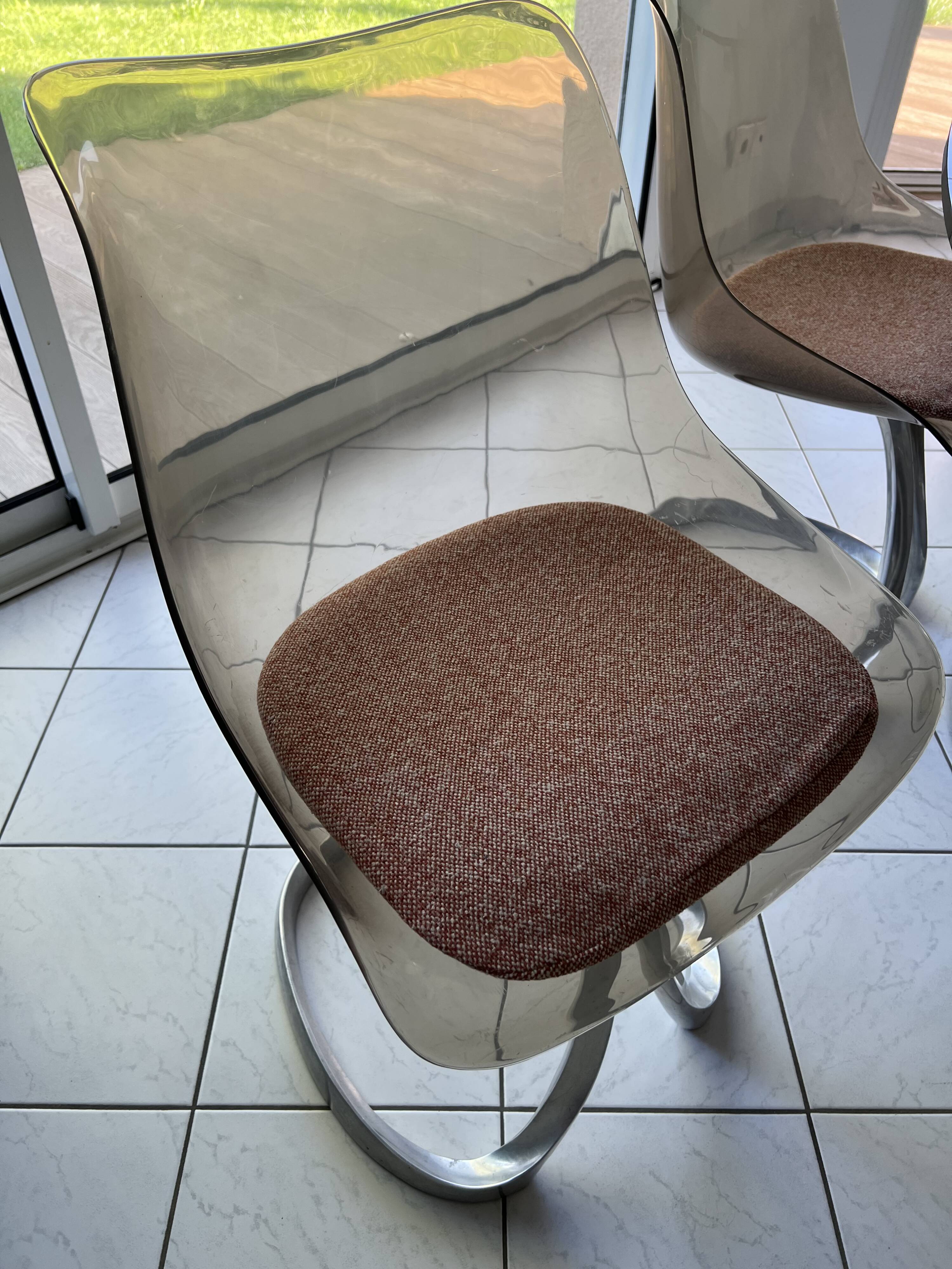 Oval table Michel Charon 70'