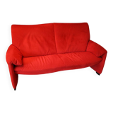 Cinna Red Fabric Sofa
