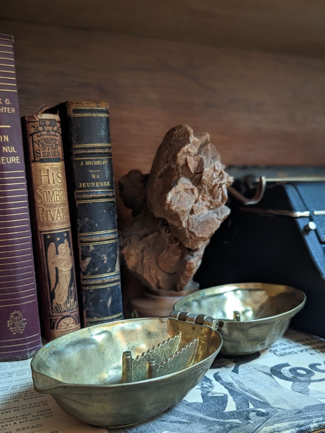 Vintage brass nutcracker