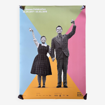 Affiche vitra design museum charles et ray eames 2017 expo exhibit Herman Miller