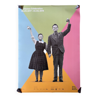 Poster vitra design museum charles and ray eames 2017 expo exhibit Herman Miller