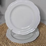 Assiettes à dessert en porcelaine