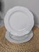 Dessert plates in porcelain