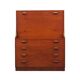 Secrétaire en teck, design danois, années 1960, designer : Børge Mogensen