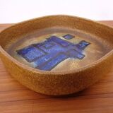 Glazed Lava Ceramic Bowl from Scheurich, Germany, 1970s